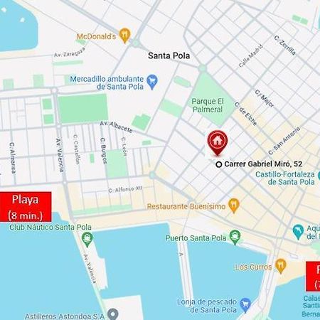 Centrico Apartamento Con Todo A Estrenar En La Playa Santa Pola Exteriér fotografie